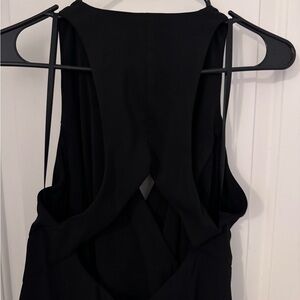 Ralph Lauren Black Backless Dress